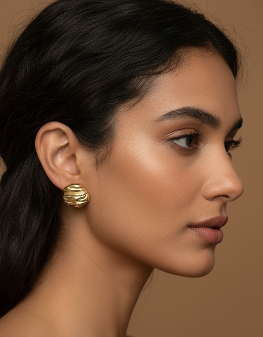 Boucles d'oreilles - Lune d'Or