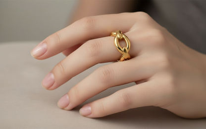 Bague gros maillon
