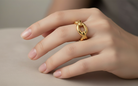 Bague gros maillon