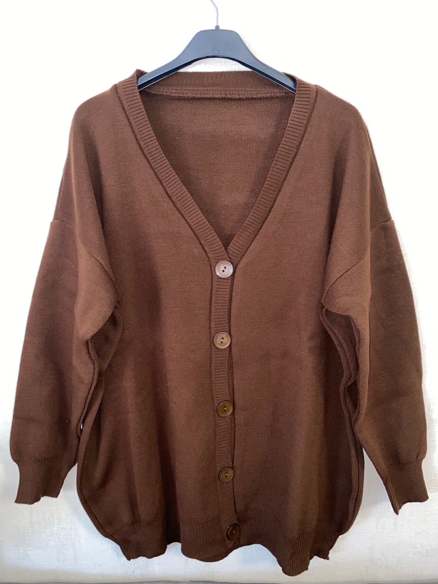 Cardigan Boston marron