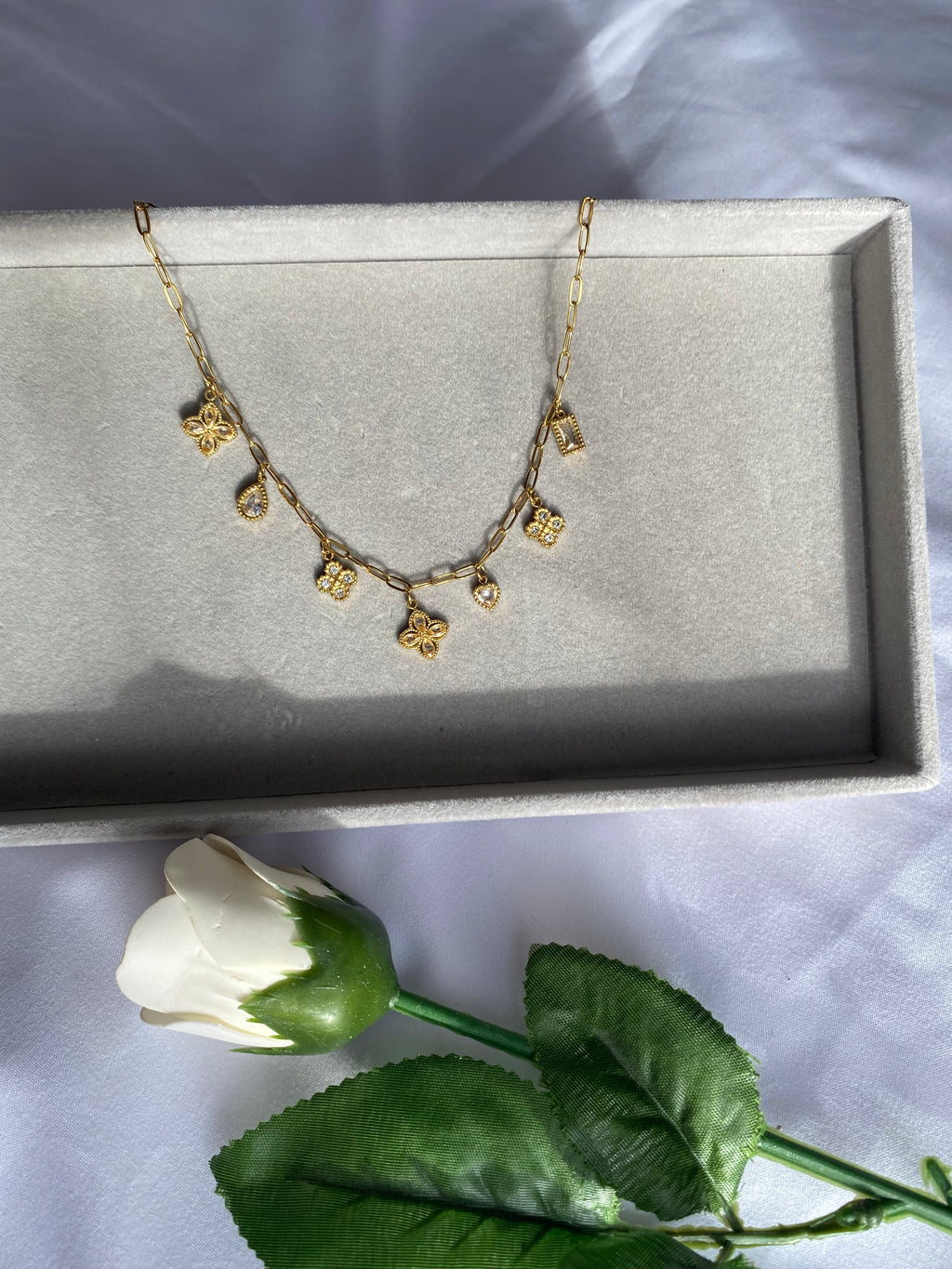 Collier Feuilles d'Or