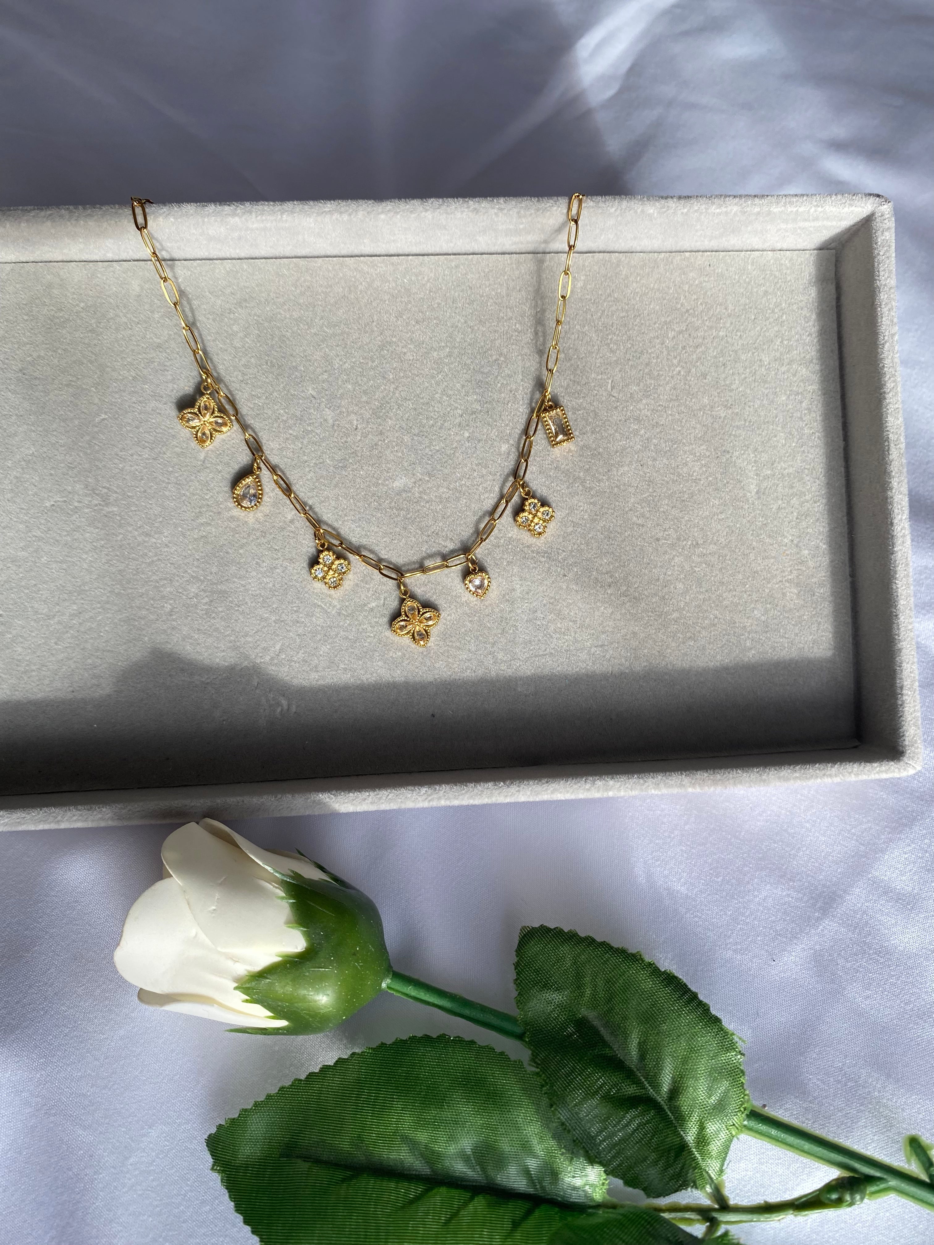 Collier Feuilles d'Or