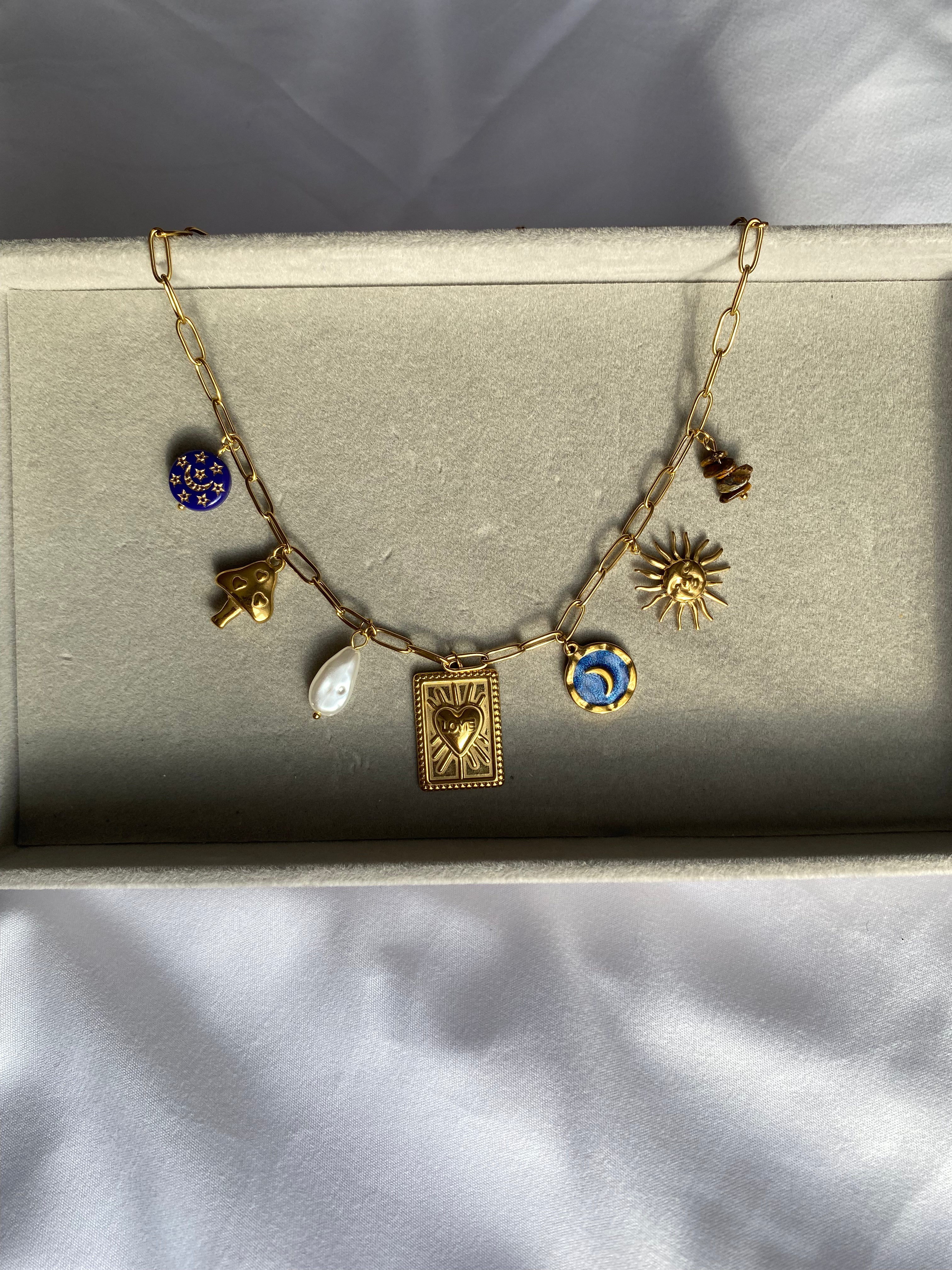 Collier Bleu Ciel