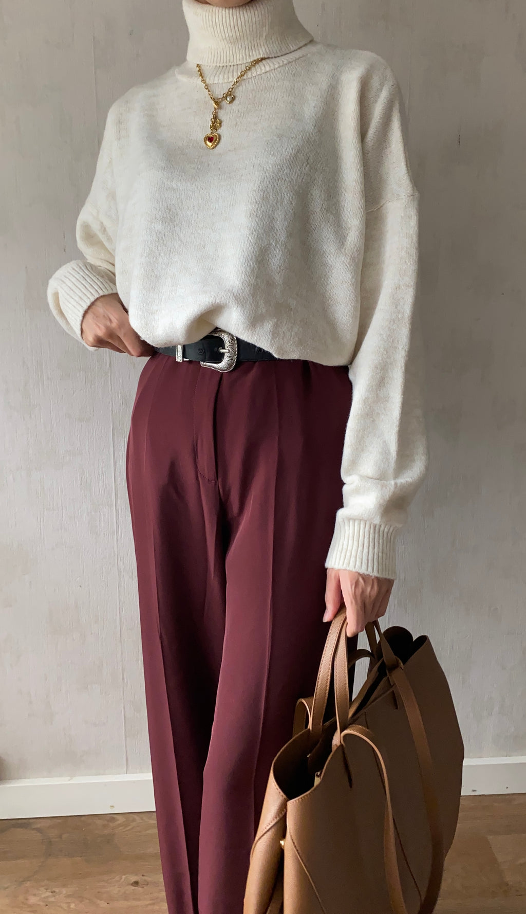 Pull Oslo écru