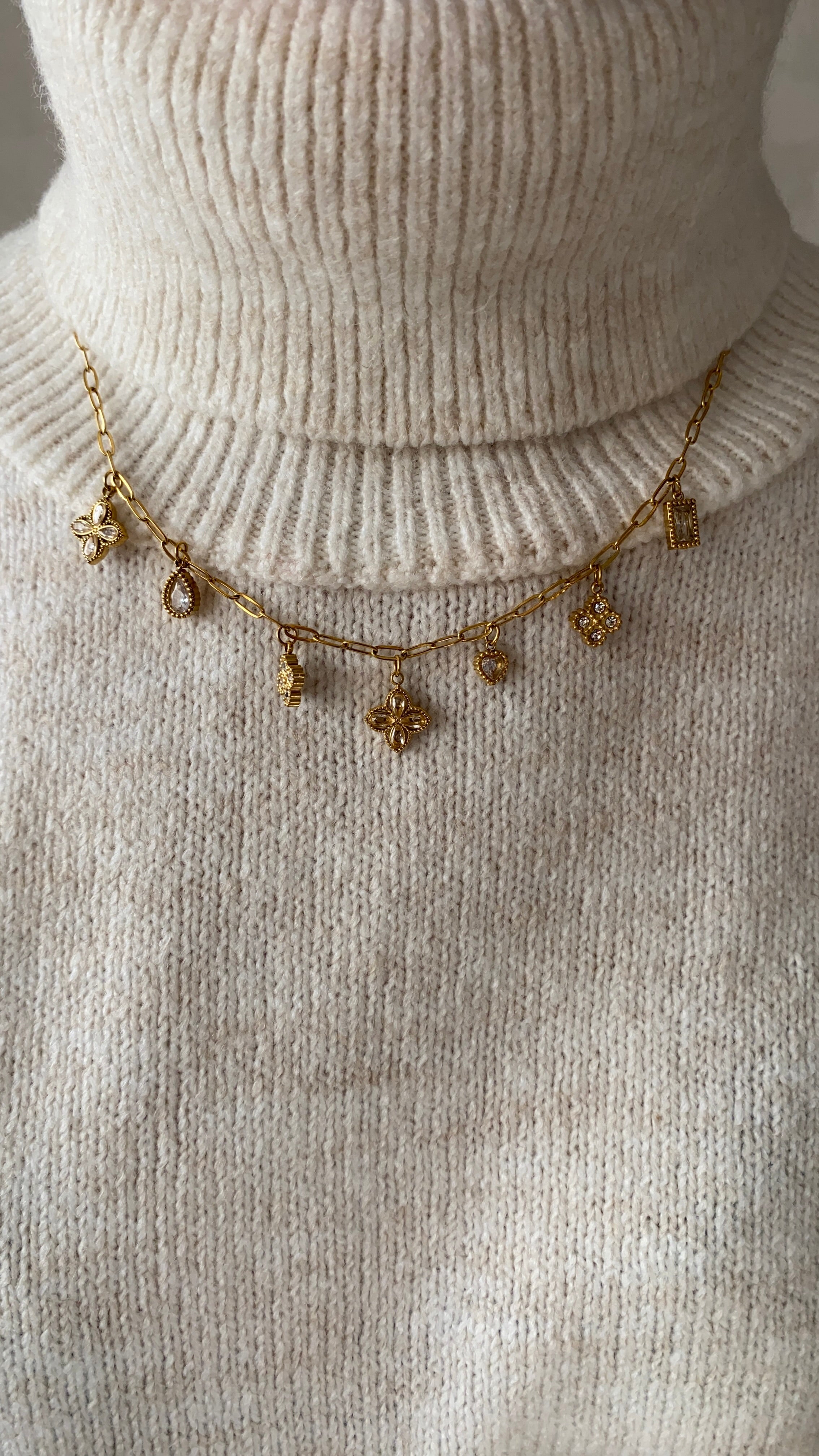 Collier Feuilles d'Or