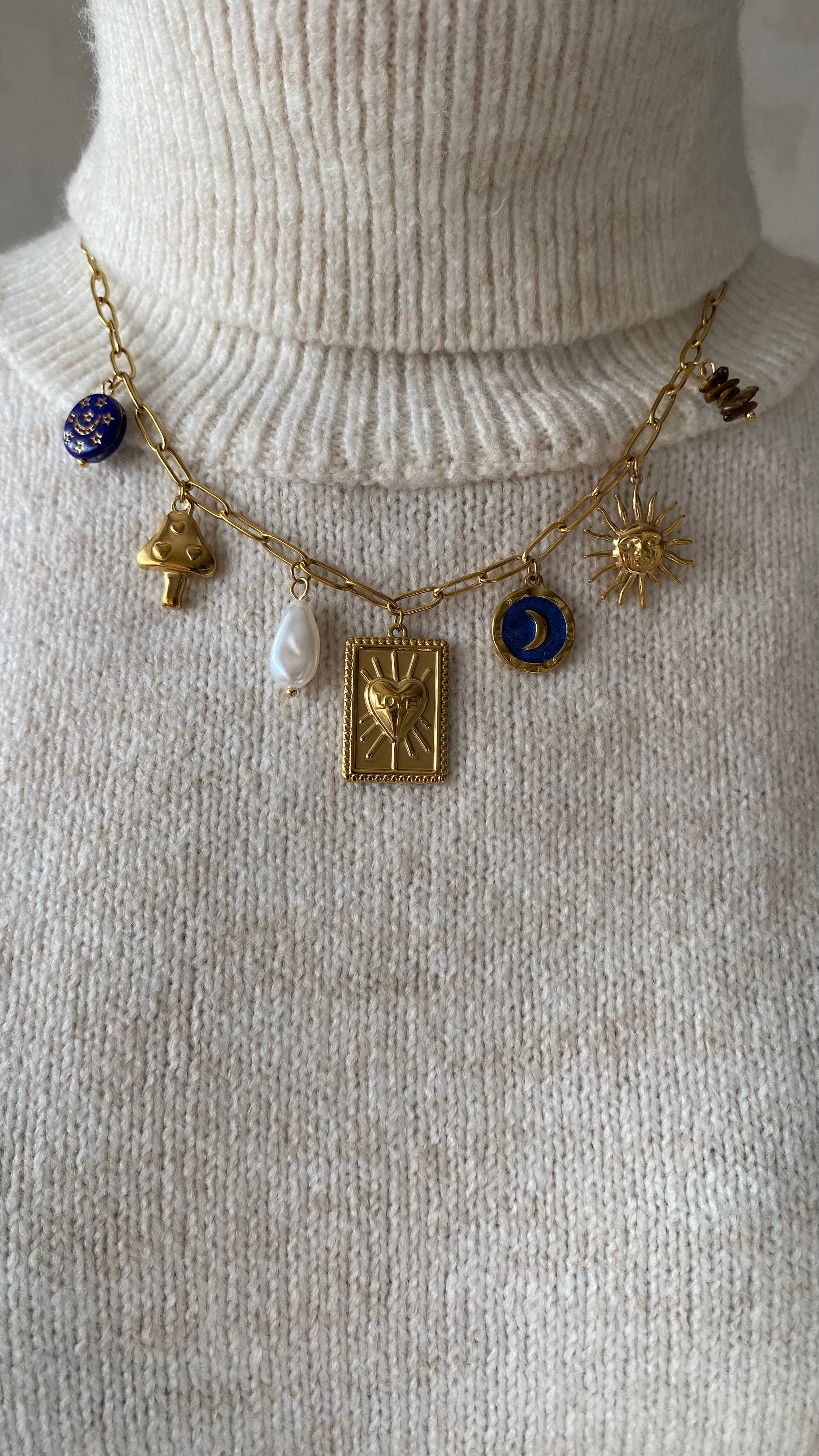 Collier Bleu Ciel