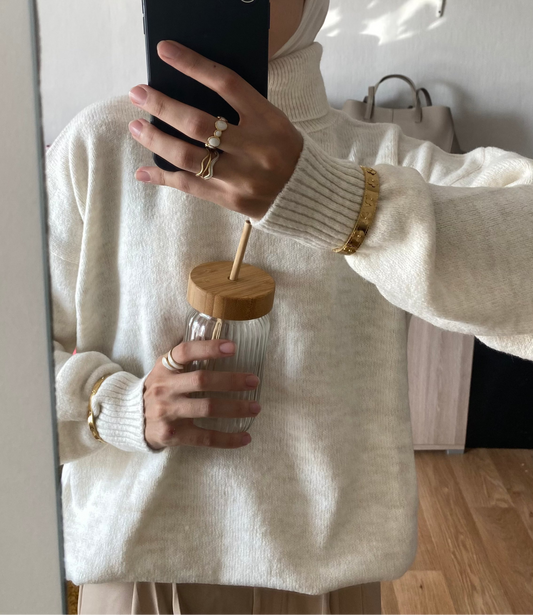 Pull Oslo écru